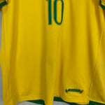 Shop 2006/08 BRAZIL RONALDINHO #10 HOME SHIRT (L) NIKE, classic football shirts, vintage football shirts & retro soccer jerseys at Cult Kits