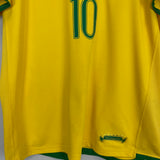 Shop 2006/08 BRAZIL RONALDINHO #10 HOME SHIRT (L) NIKE, classic football shirts, vintage football shirts & retro soccer jerseys at Cult Kits