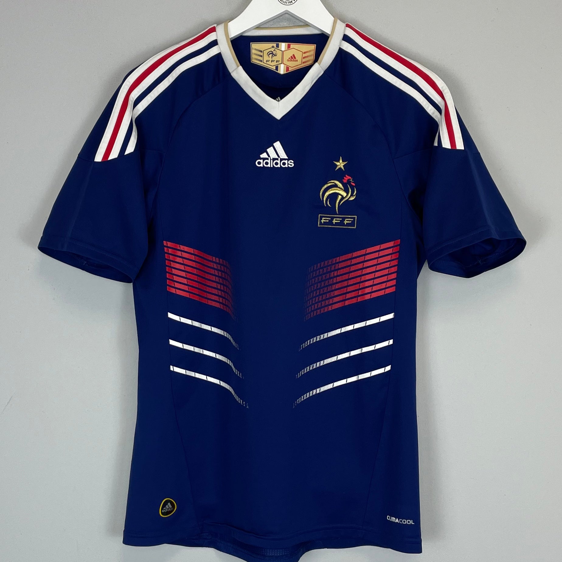 Shop 2009/10 FRANCE HOME SHIRT (S) ADIDAS, classic football shirts, vintage football shirts & retro soccer jerseys at Cult Kits