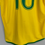 Shop 2006/08 BRAZIL RONALDINHO #10 HOME SHIRT (L) NIKE, classic football shirts, vintage football shirts & retro soccer jerseys at Cult Kits