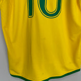 Shop 2006/08 BRAZIL RONALDINHO #10 HOME SHIRT (L) NIKE, classic football shirts, vintage football shirts & retro soccer jerseys at Cult Kits