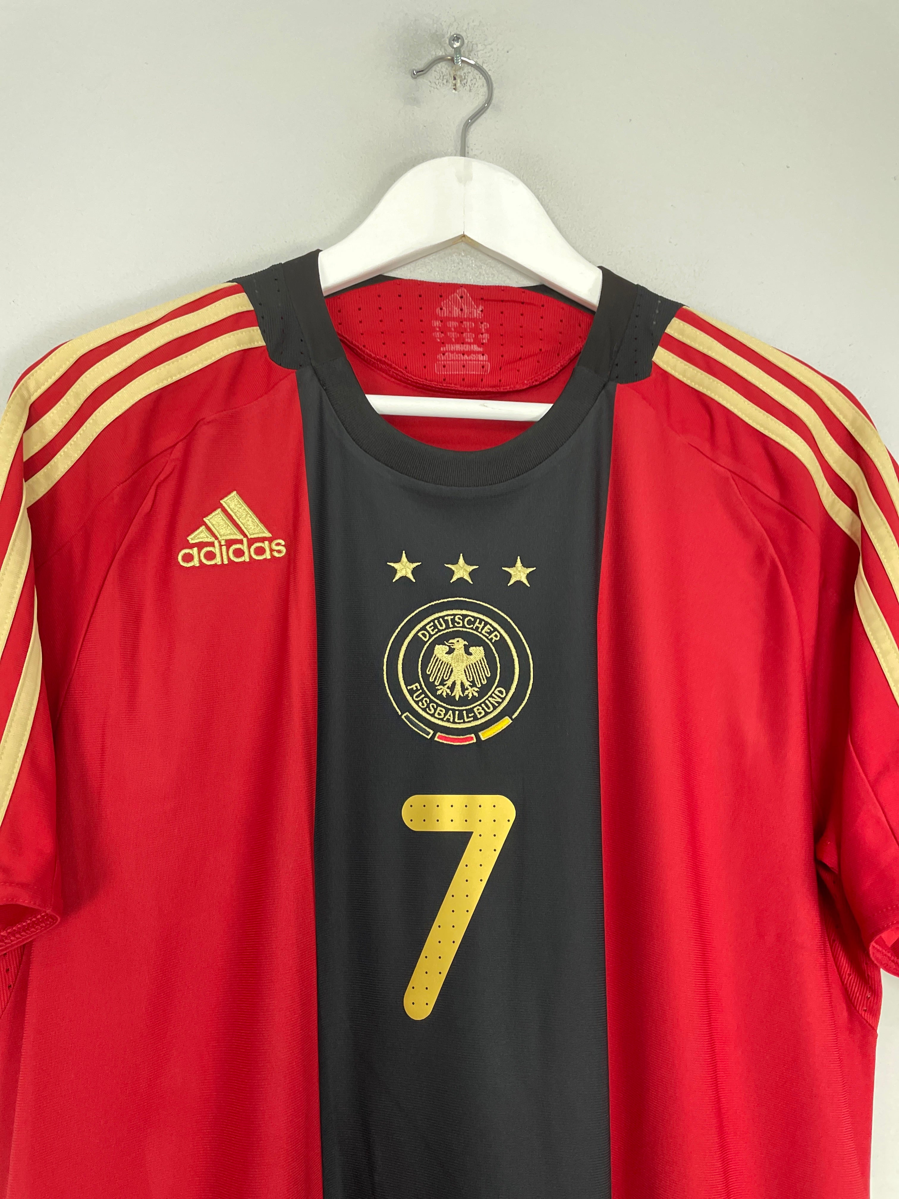 Shop 2008/09 GERMANY SCHWEINSTEIGER #7 AWAY SHIRT (L) ADIDAS, classic football shirts, vintage football shirts & retro soccer jerseys at Cult Kits