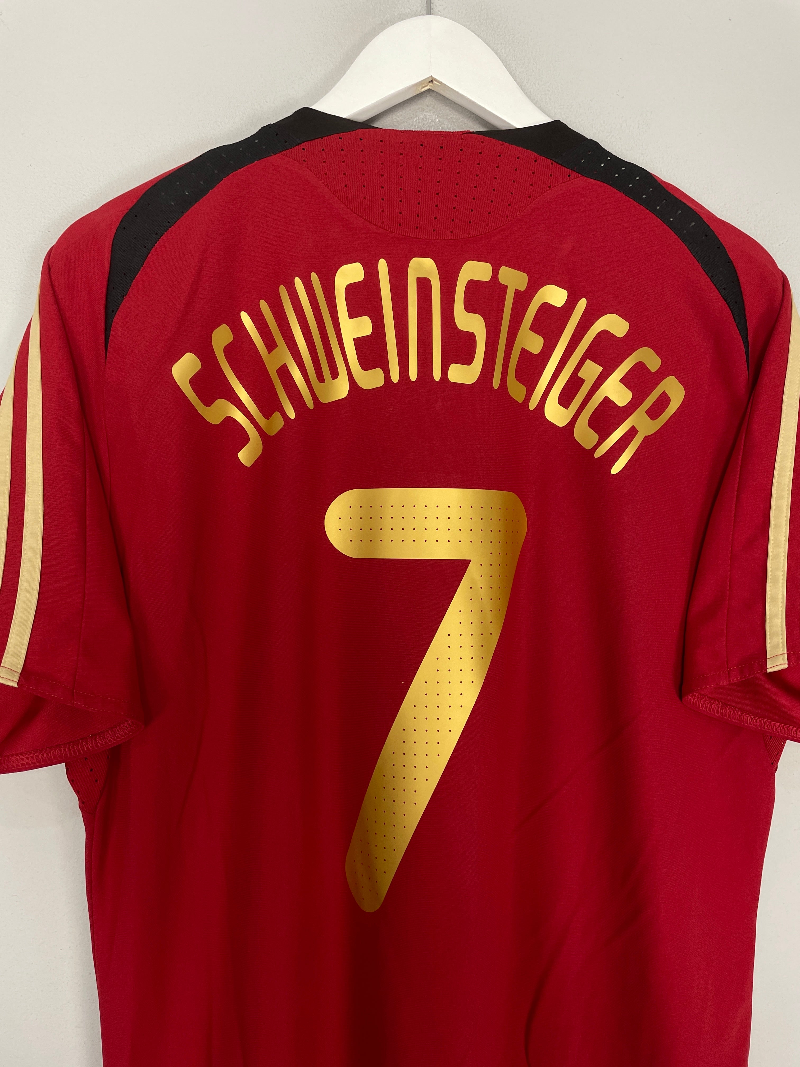 Shop 2008/09 GERMANY SCHWEINSTEIGER #7 AWAY SHIRT (L) ADIDAS, classic football shirts, vintage football shirts & retro soccer jerseys at Cult Kits