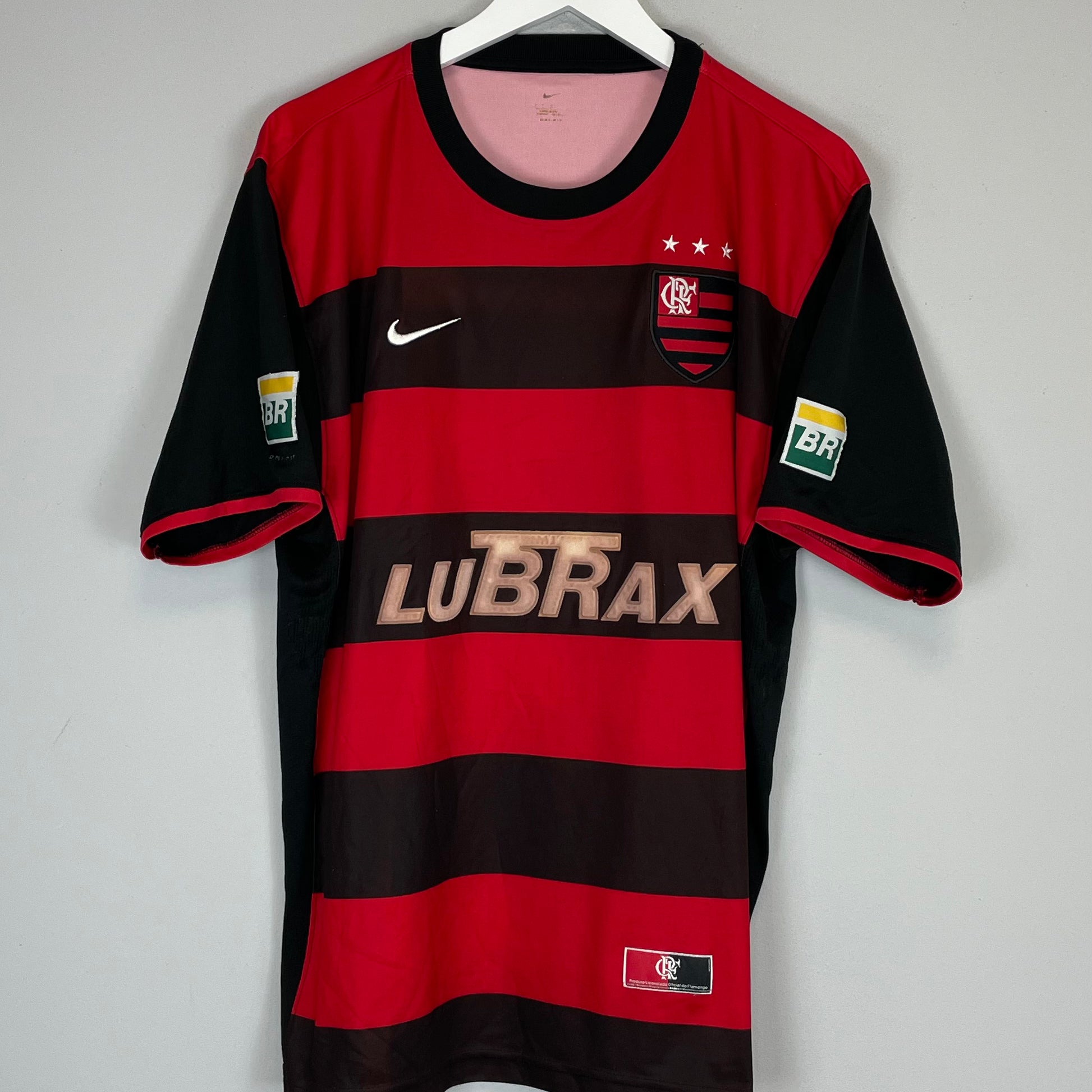 Shop 2005/06 FLAMENGO #9 HOME SHIRT (L) NIKE, classic football shirts, vintage football shirts & retro soccer jerseys at Cult Kits