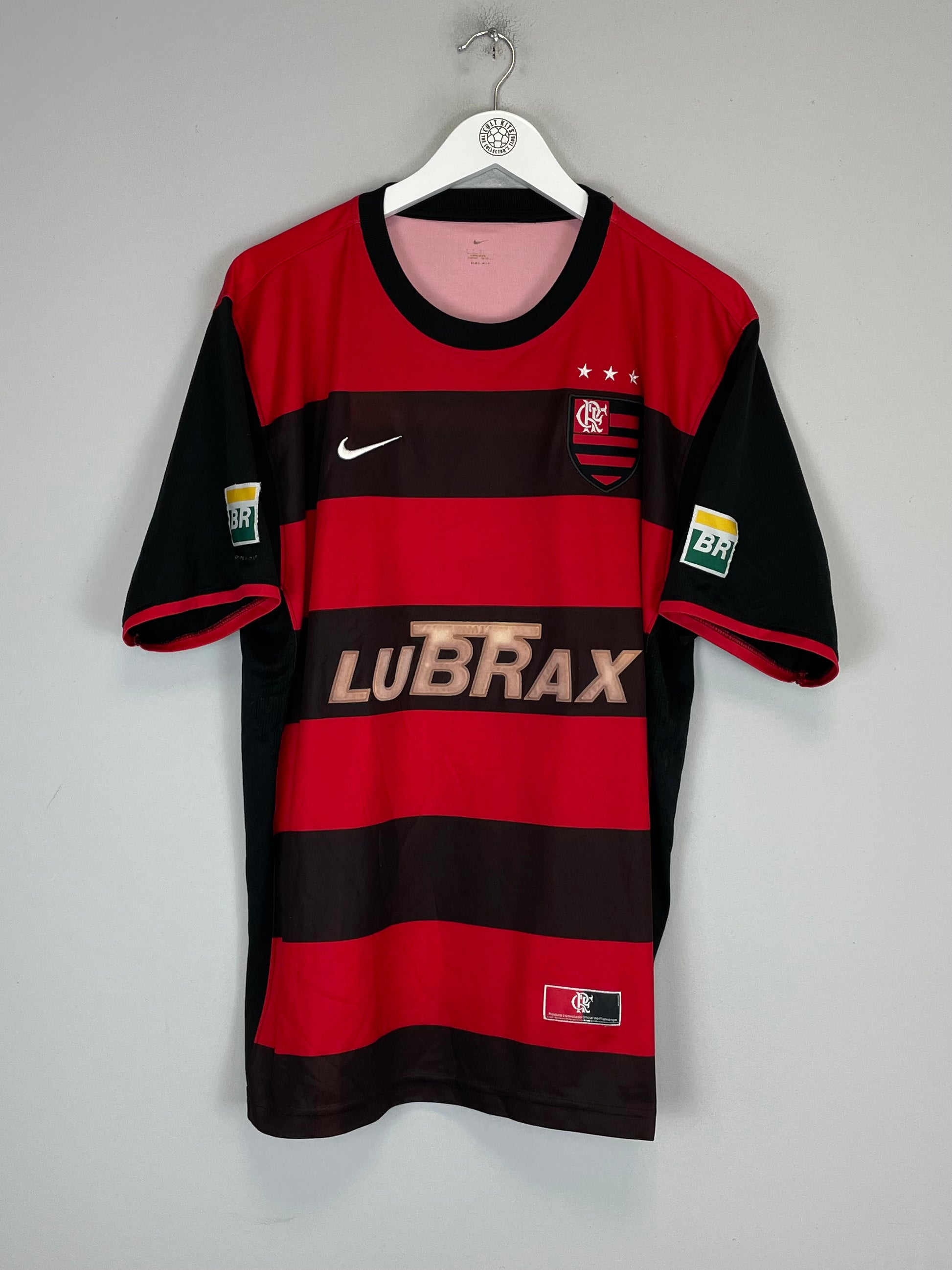 Shop 2005/06 FLAMENGO #9 HOME SHIRT (L) NIKE, classic football shirts, vintage football shirts & retro soccer jerseys at Cult Kits