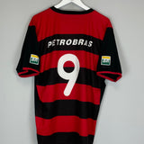 Shop 2005/06 FLAMENGO #9 HOME SHIRT (L) NIKE, classic football shirts, vintage football shirts & retro soccer jerseys at Cult Kits