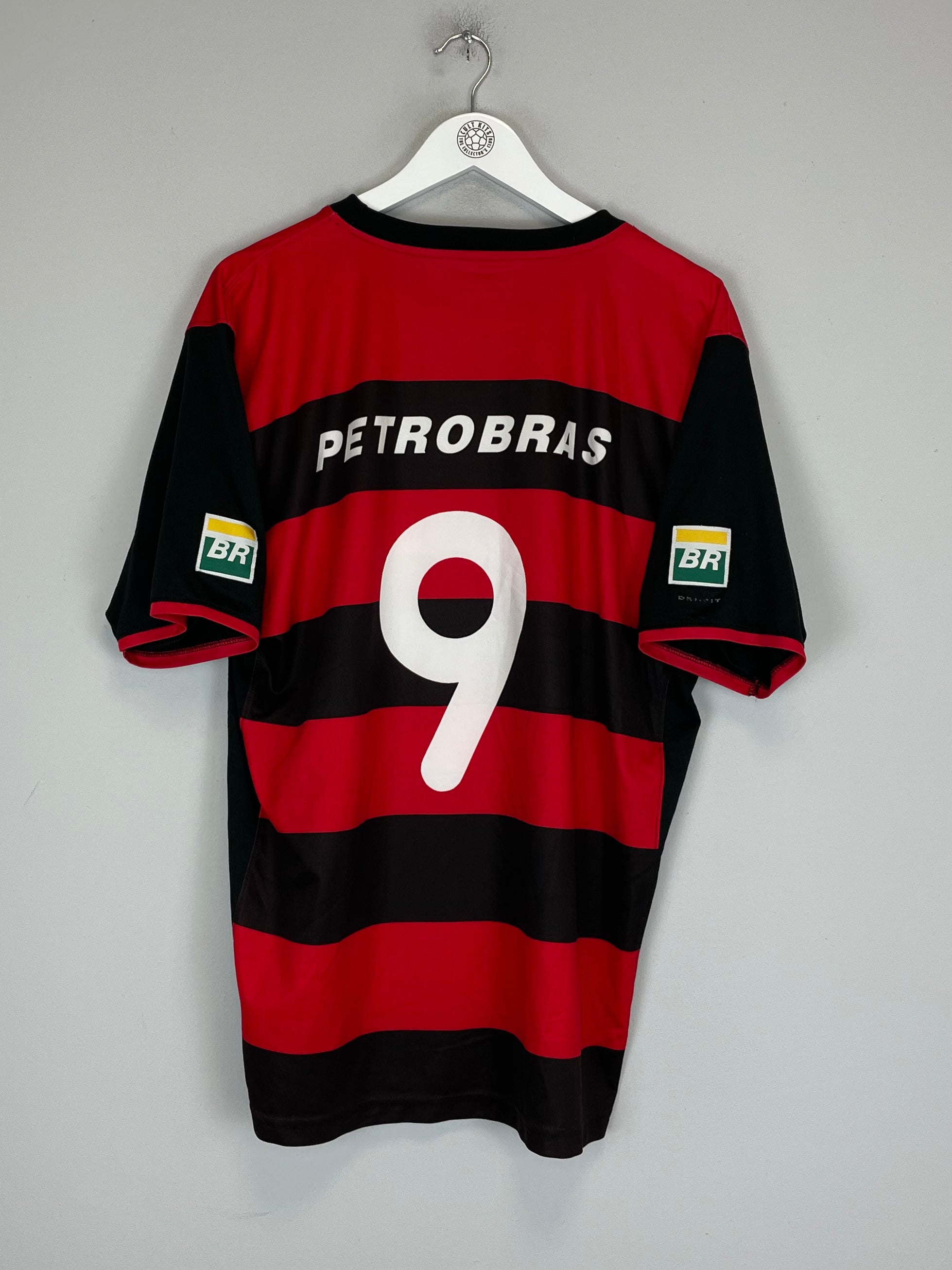 Shop 2005/06 FLAMENGO #9 HOME SHIRT (L) NIKE, classic football shirts, vintage football shirts & retro soccer jerseys at Cult Kits