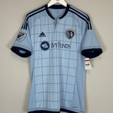 2015/17 SPORTING KANSAS CITY *BNWT* HOME SHIRT (L) ADIDAS