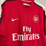 2008/10 ARSENAL FABREGAS #4 HOME SHIRT (XL) NIKE
