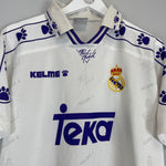 Shop 1994/96 REAL MADRID HOME SHIRT (S) KELME, classic football shirts, vintage football shirts & retro soccer jerseys at Cult Kits