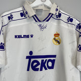 Shop 1994/96 REAL MADRID HOME SHIRT (S) KELME, classic football shirts, vintage football shirts & retro soccer jerseys at Cult Kits