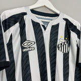 Shop 2020/21 SANTOS HOME SHIRT (L) UMBRO, classic football shirts, vintage football shirts & retro soccer jerseys at Cult Kits