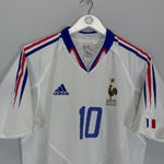 Shop 2004/06 FRANCE ZIDANE #10 AWAY SHIRT (M) ADIDAS, classic football shirts, vintage football shirts & retro soccer jerseys at Cult Kits