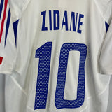 Shop 2004/06 FRANCE ZIDANE #10 AWAY SHIRT (M) ADIDAS, classic football shirts, vintage football shirts & retro soccer jerseys at Cult Kits