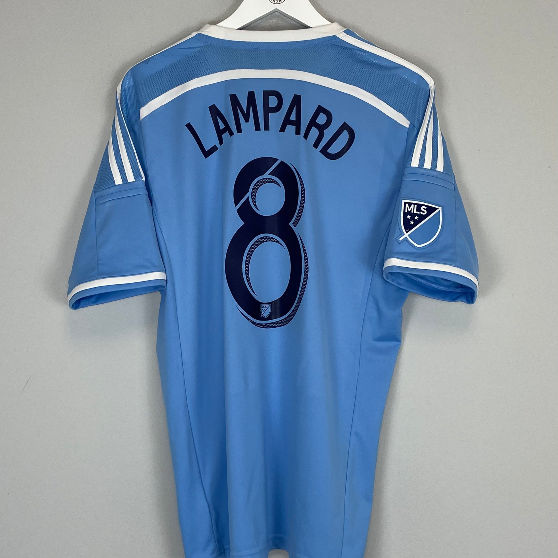 Shop 2015/16 NEW YORK CITY LAMPARD #8 HOME SHIRT (L) ADIDAS, classic football shirts, vintage football shirts & retro soccer jerseys at Cult Kits