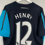 Shop 2011/12 ARSENAL HENRY #12 AWAY SHIRT (XL) NIKE, classic football shirts, vintage football shirts & retro soccer jerseys at Cult Kits