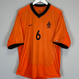 2000/02 NETHERLANDS SEEDORF #6 HOME SHIRT (XL) NIKE