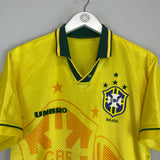 1994 BRAZIL HOME SHIRT (M) UMBRO
