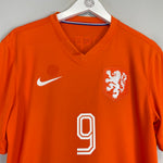 Shop 2014/15 NETHERLANDS V.PERSIE #9 HOME SHIRT (L) NIKE, classic football shirts, vintage football shirts & retro soccer jerseys at Cult Kits