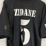 Shop 2002/03 REAL MADRID ZIDANE #5 *CENTENARY* AWAY SHIRT (XL) ADIDAS, classic football shirts, vintage football shirts & retro soccer jerseys at Cult Kits
