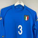 2002 ITALY MALDINI #3 *BNWT* HOME SHIRT (XL) KAPPA