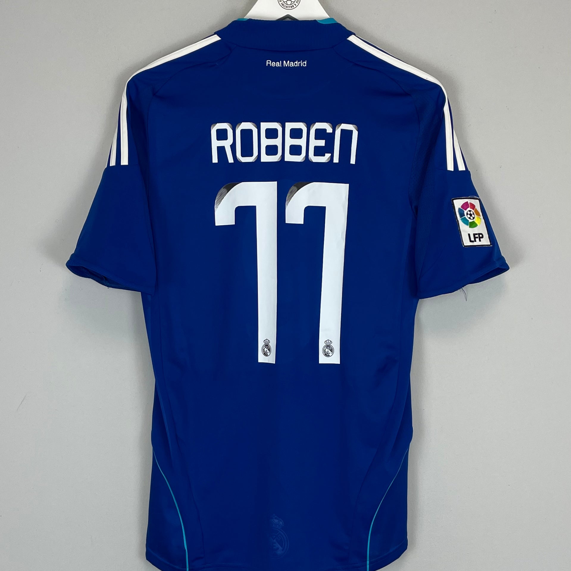 Shop 2008/09 REAL MADRID ROBBEN #11 AWAY SHIRT (S) ADIDAS, classic football shirts, vintage football shirts & retro soccer jerseys at Cult Kits