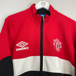 Shop 1999/00 MANCHESTER UNITED TRACK JACKET (L) UMBRO, classic football shirts, vintage football shirts & retro soccer jerseys at Cult Kits