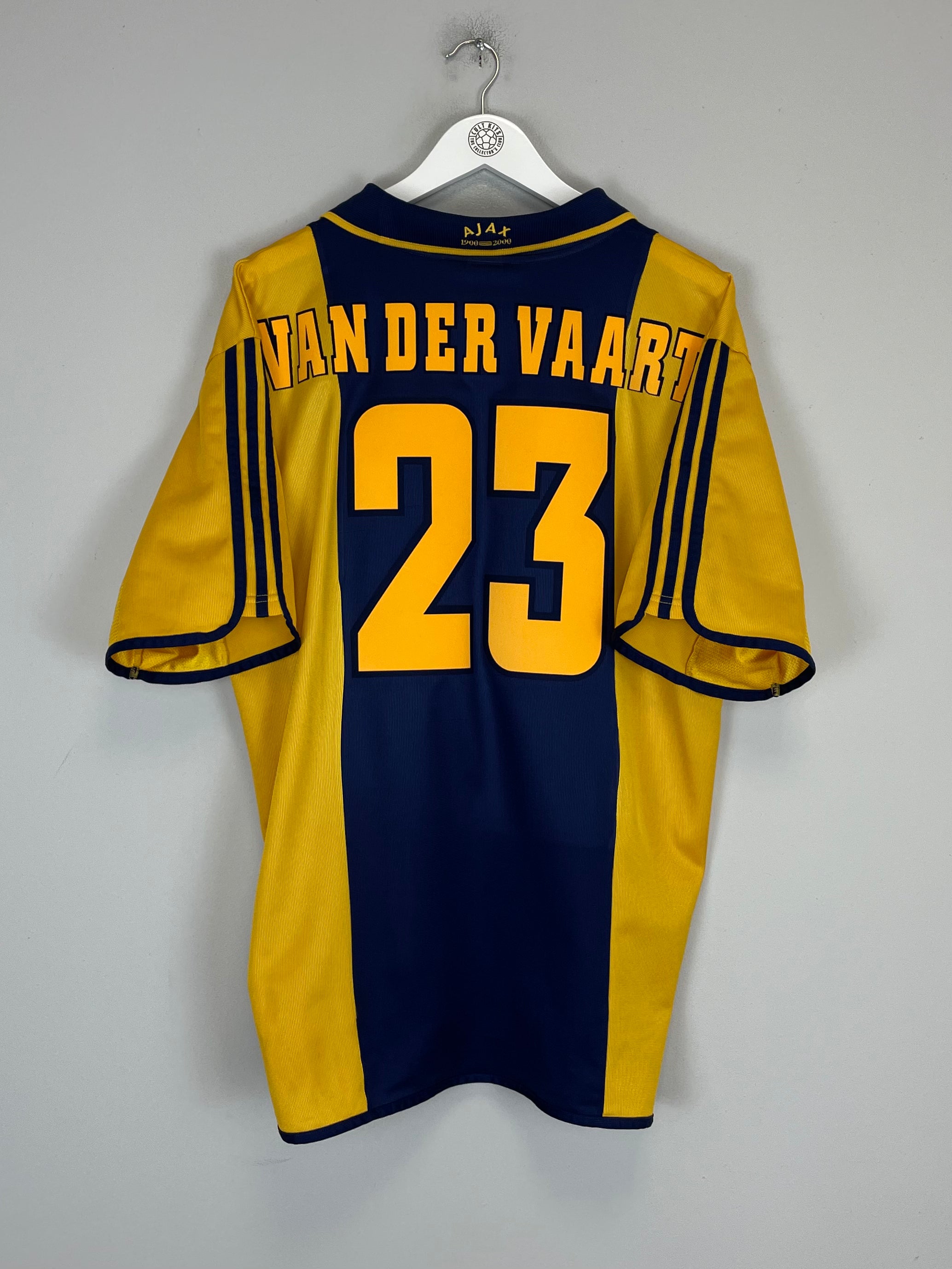 Shop 2000/01 AJAX VAN DER VAART #23 AWAY SHIRT (XL) ADIDAS, classic football shirts, vintage football shirts & retro soccer jerseys at Cult Kits