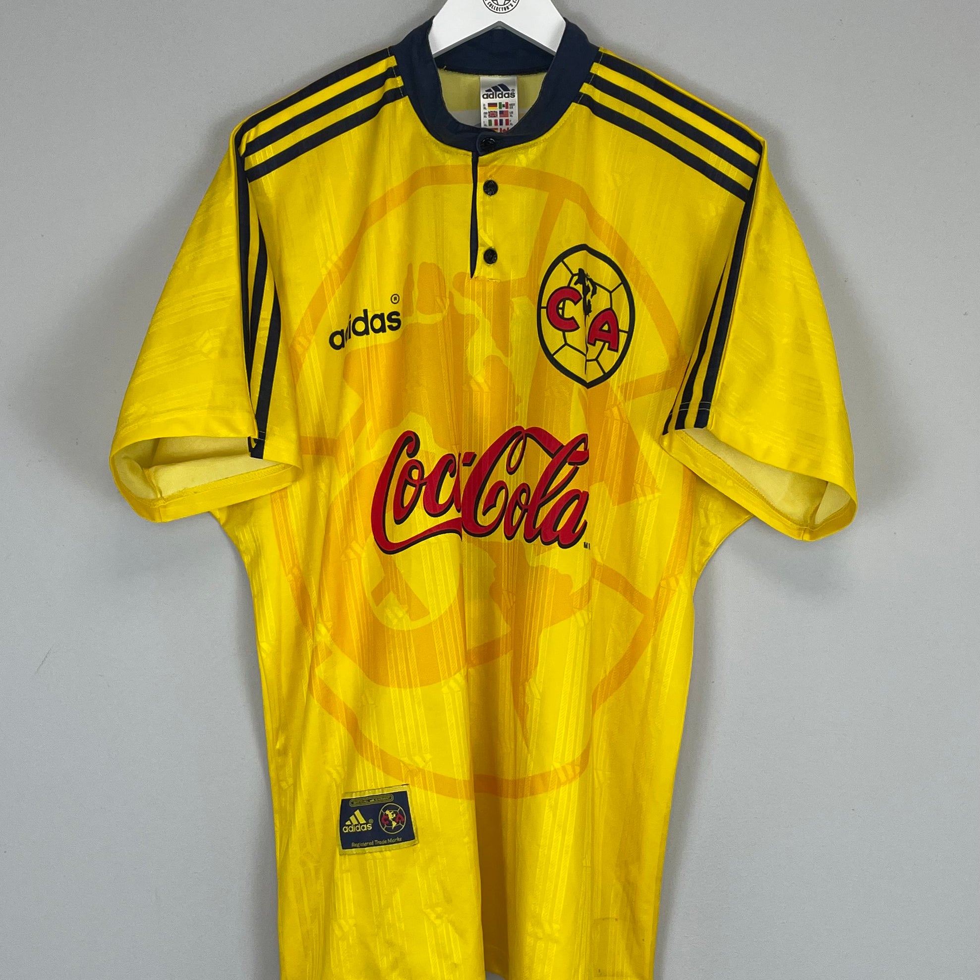 Shop 1996/98 CLUB AMERICA #8 HOME SHIRT (XL) ADIDAS, classic football shirts, vintage football shirts & retro soccer jerseys at Cult Kits