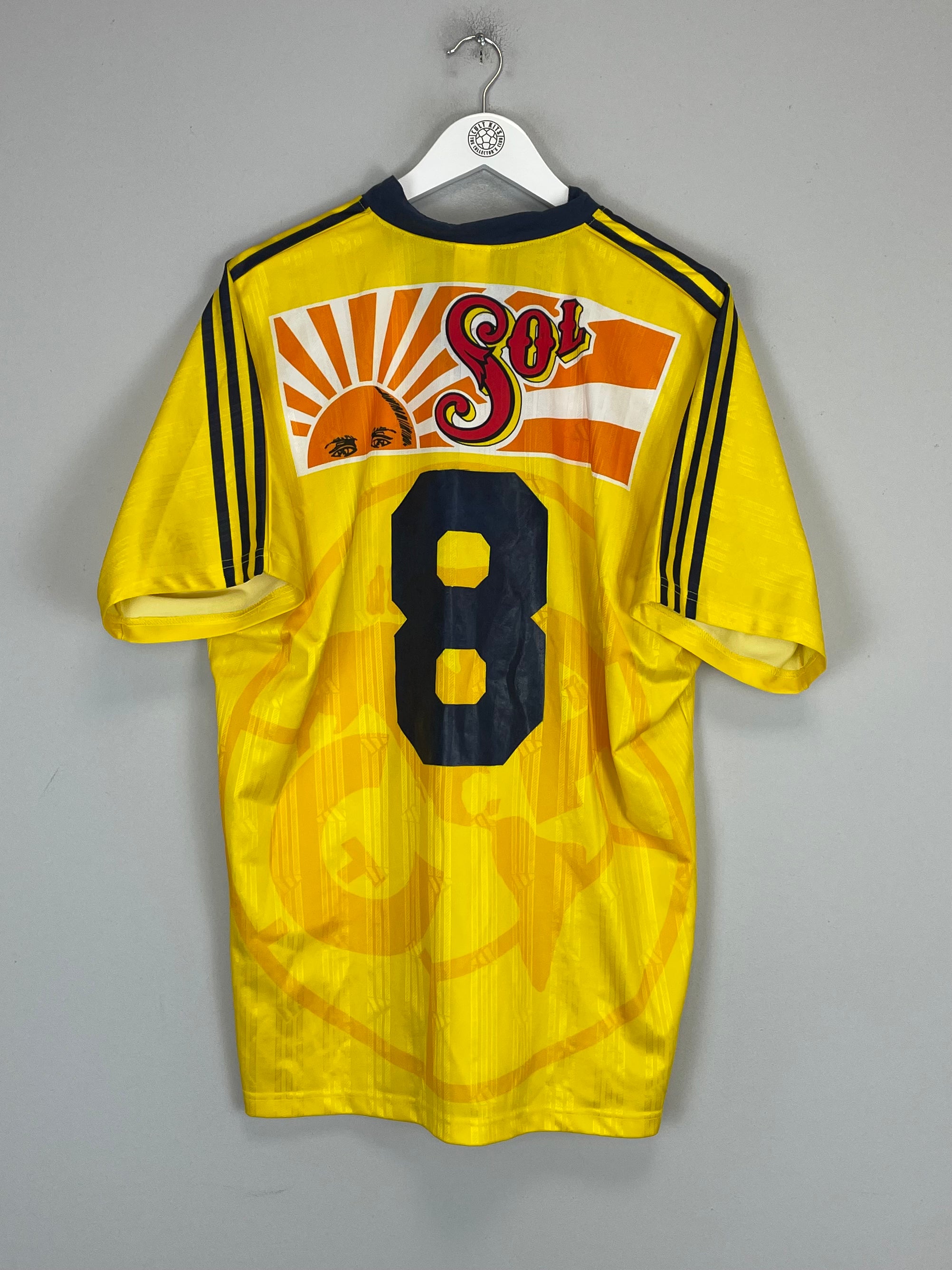 Shop 1996/98 CLUB AMERICA #8 HOME SHIRT (XL) ADIDAS, classic football shirts, vintage football shirts & retro soccer jerseys at Cult Kits