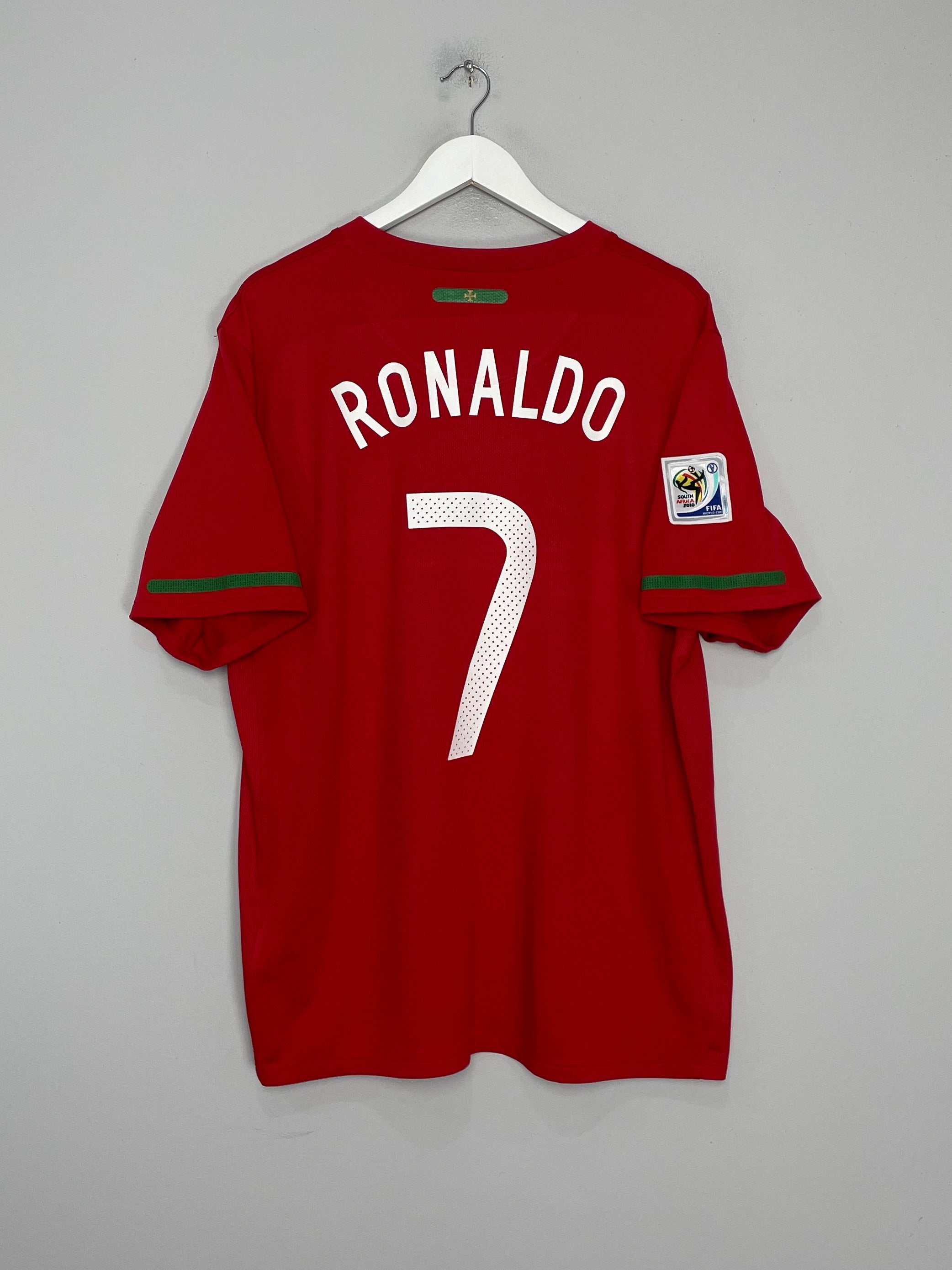 Shop 2010/11 PORTUGAL RONALDO #7 HOME SHIRT (XL) NIKE, classic football shirts, vintage football shirts & retro soccer jerseys at Cult Kits