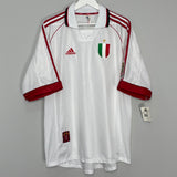 Shop 1999/00 AC MILAN *BNWT* PLAYER ISSUE CENTENARY L/S AWAY SHIRT (XL) ADIDAS, classic football shirts, vintage football shirts & retro soccer jerseys at Cult Kits