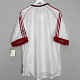 Shop 1999/00 AC MILAN *BNWT* PLAYER ISSUE CENTENARY L/S AWAY SHIRT (XL) ADIDAS, classic football shirts, vintage football shirts & retro soccer jerseys at Cult Kits