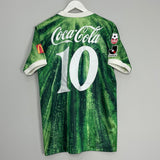 Shop 1993/95 TOKYO VERDY KAZU #10 HOME SHIRT (L) MIZUNO, classic football shirts, vintage football shirts & retro soccer jerseys at Cult Kits