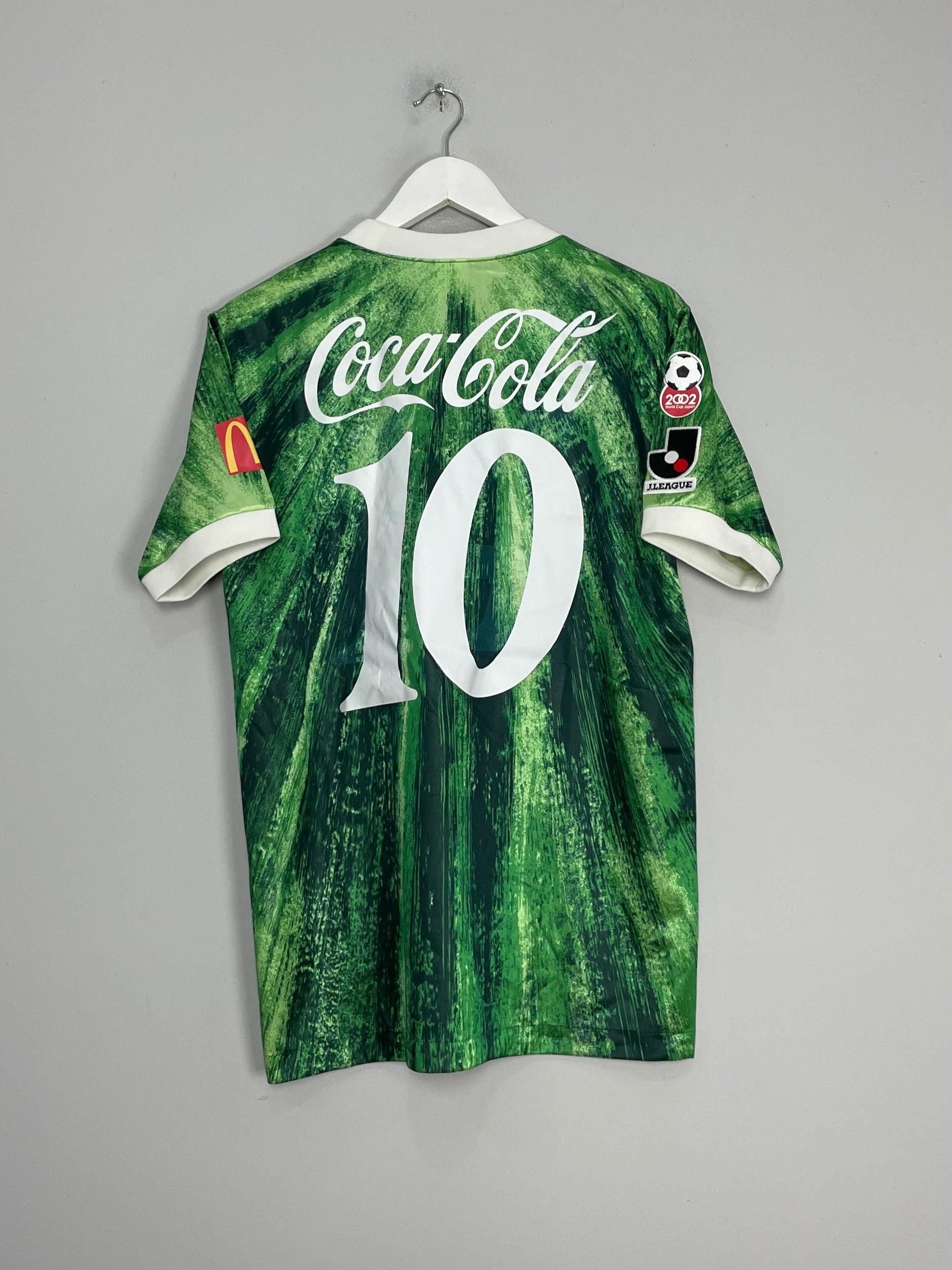 Shop 1993/95 TOKYO VERDY KAZU #10 HOME SHIRT (L) MIZUNO, classic football shirts, vintage football shirts & retro soccer jerseys at Cult Kits