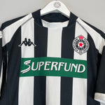 Shop 2003/04 PARTIZAN HOME SHIRT (L) KAPPA, classic football shirts, vintage football shirts & retro soccer jerseys at Cult Kits