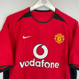 Shop 2002/03 MANCHESTER UNITED BECKHAM #7 HOME SHIRT (M) NIKE, classic football shirts, vintage football shirts & retro soccer jerseys at Cult Kits