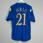 Shop 2004/06 ITALY PIRLO #21 HOME SHIRT (L) PUMA, classic football shirts, vintage football shirts & retro soccer jerseys at Cult Kits