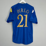 Shop 2004/06 ITALY PIRLO #21 HOME SHIRT (L) PUMA, classic football shirts, vintage football shirts & retro soccer jerseys at Cult Kits