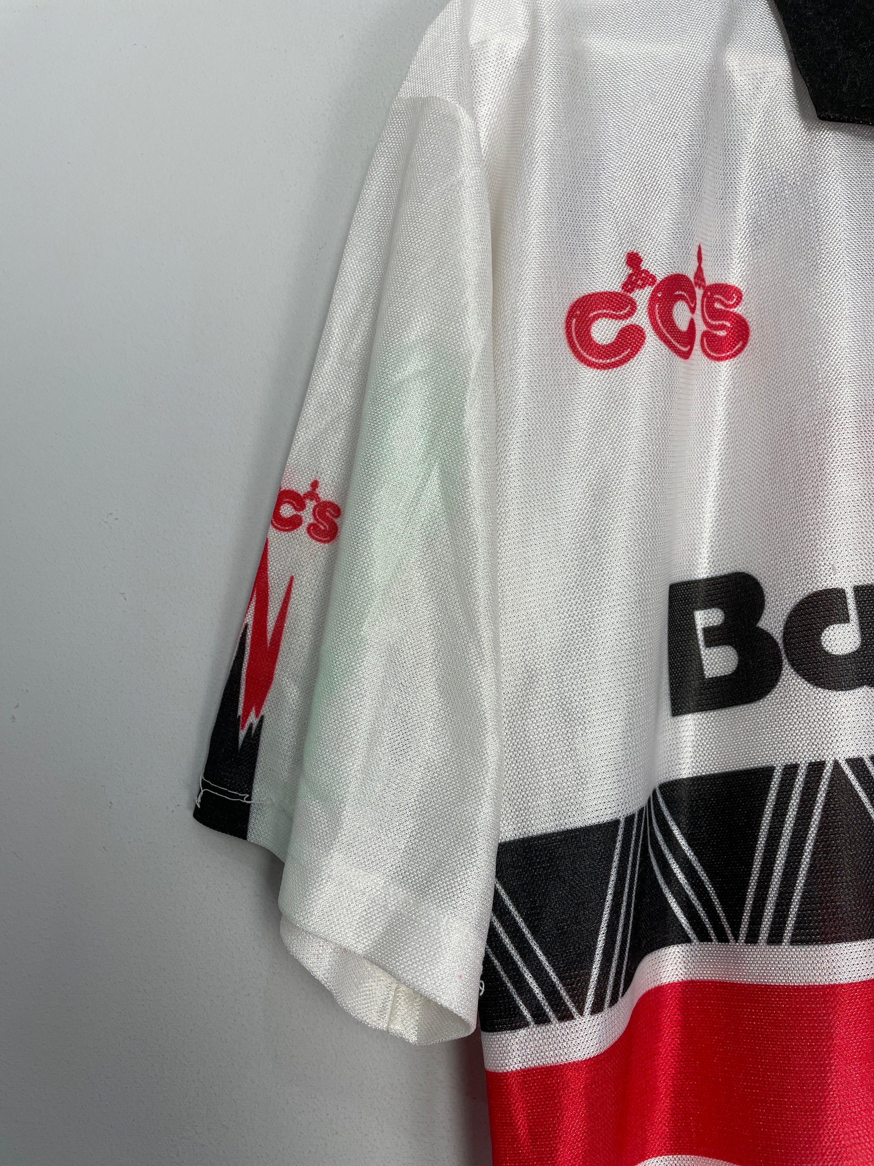 Shop 1993 SANTA CRUZ #10 AWAY SHIRT (L) CCS, classic football shirts, vintage football shirts & retro soccer jerseys at Cult Kits