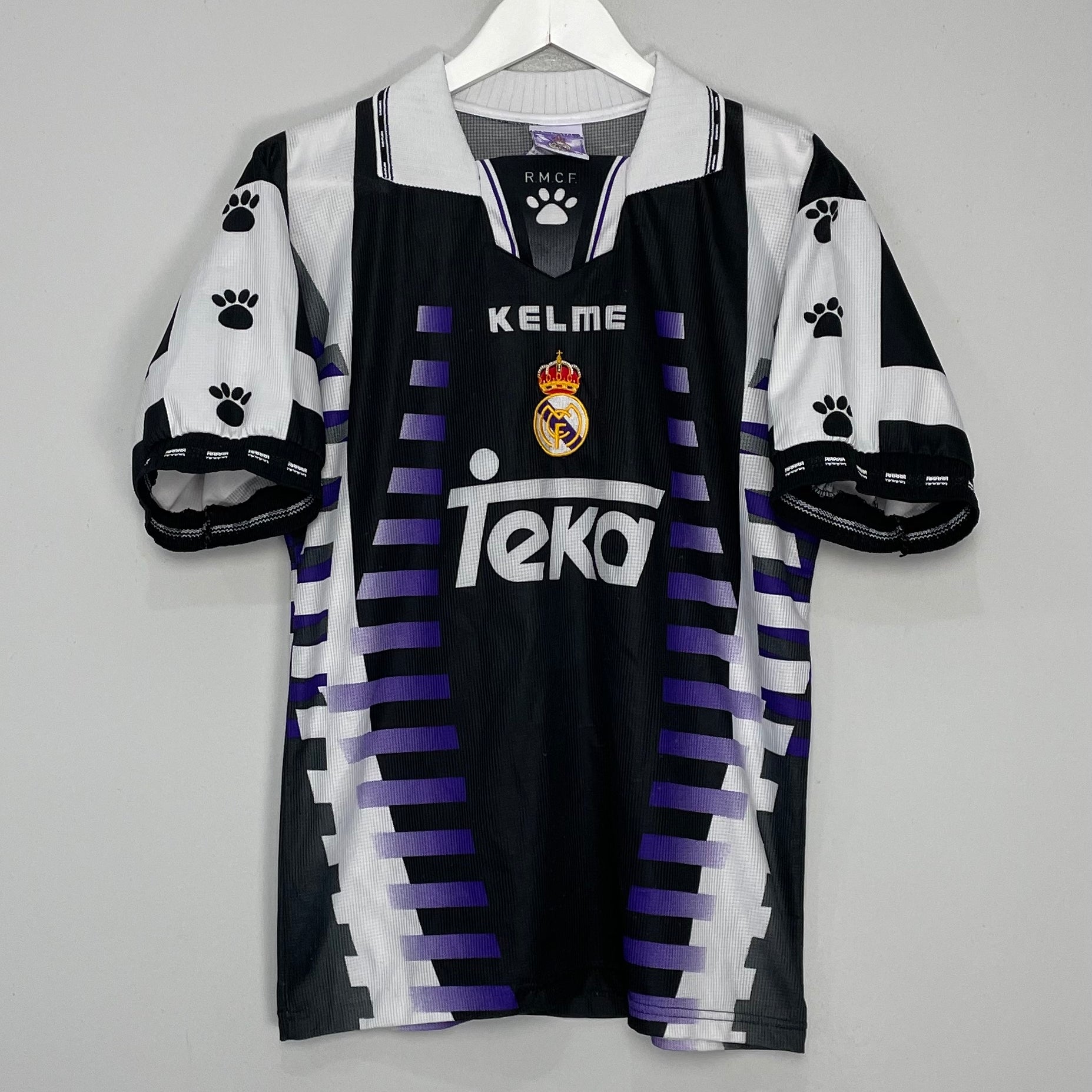 Shop 1997/98 REAL MADRID THIRD SHIRT (S) KELME, classic football shirts, vintage football shirts & retro soccer jerseys at Cult Kits