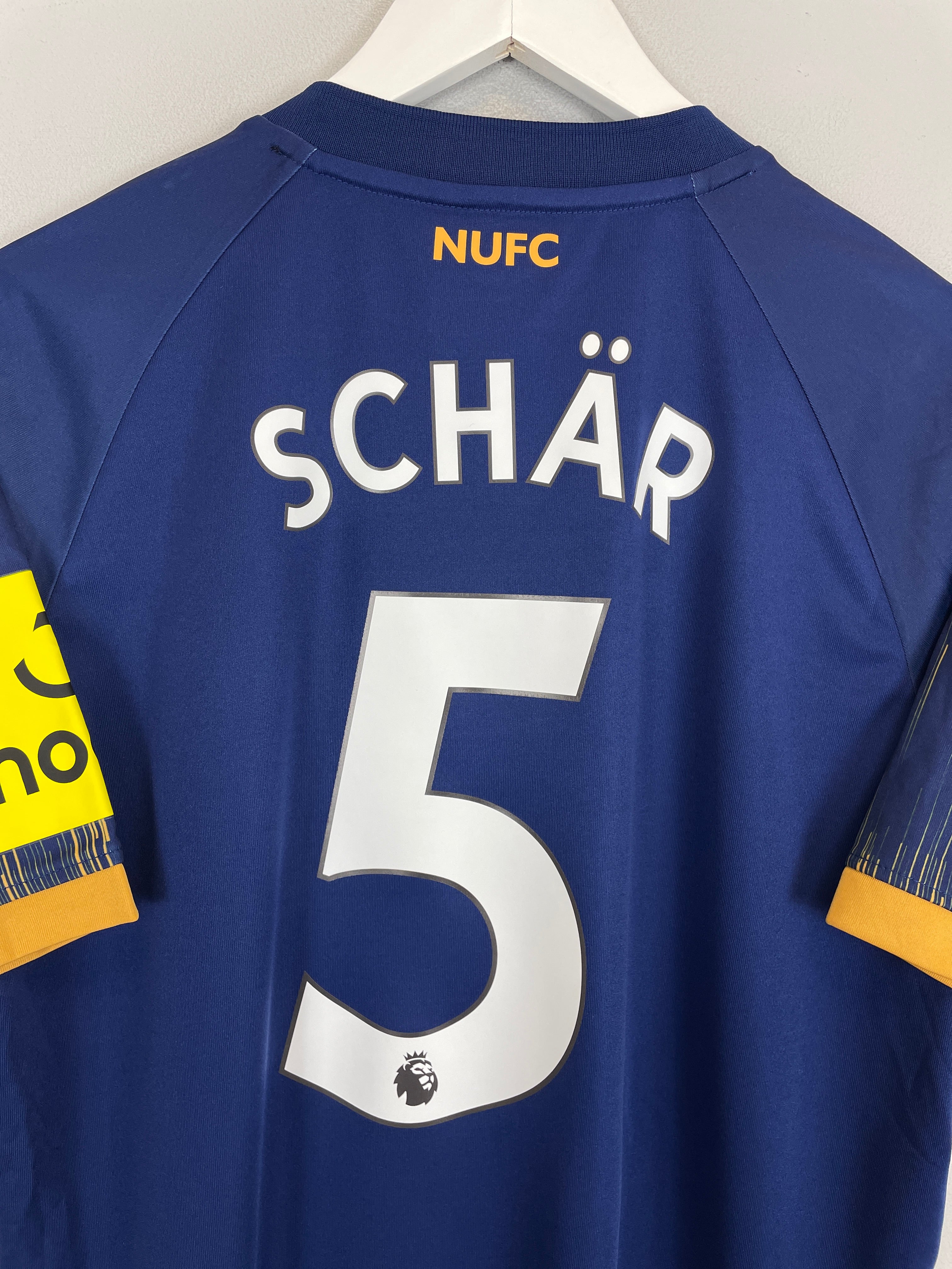 Shop 2022/23 NEWCASTLE UNITED SCHAR #5 AWAY SHIRT (XL) CASTORE, classic football shirts, vintage football shirts & retro soccer jerseys at Cult Kits