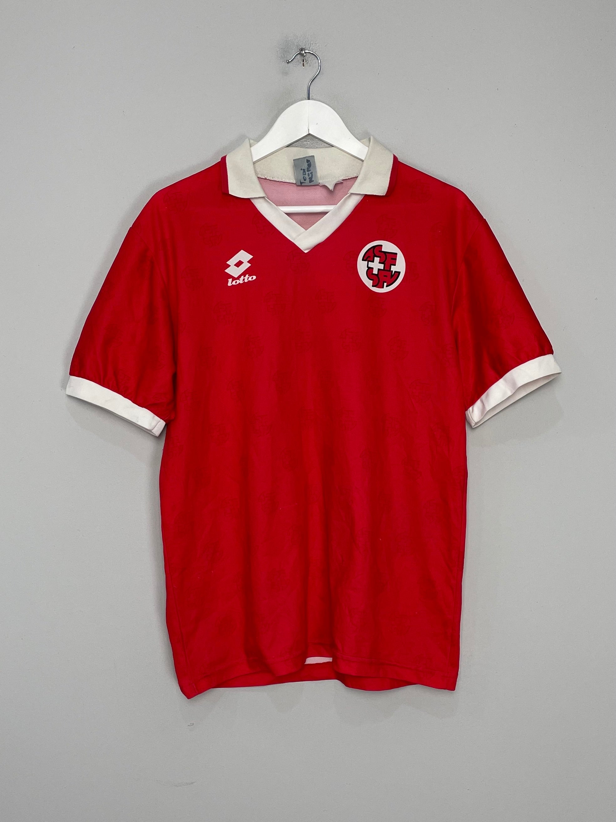 Shop 1994/96 SWITZERLAND HOME SHIRT (M) LOTTO, classic football shirts, vintage football shirts & retro soccer jerseys at Cult Kits