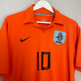 Shop 2006/08 NETHERLANDS #10 HOME SHIRT (L) NIKE, classic football shirts, vintage football shirts & retro soccer jerseys at Cult Kits
