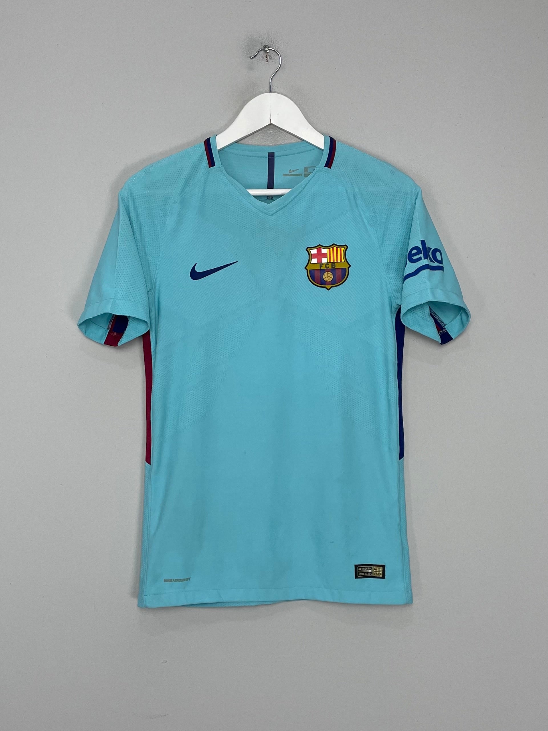 Shop 2017/18 BARCELONA MESSI #10 AUTHENTIC AWAY SHIRT (S) NIKE, classic football shirts, vintage football shirts & retro soccer jerseys at Cult Kits