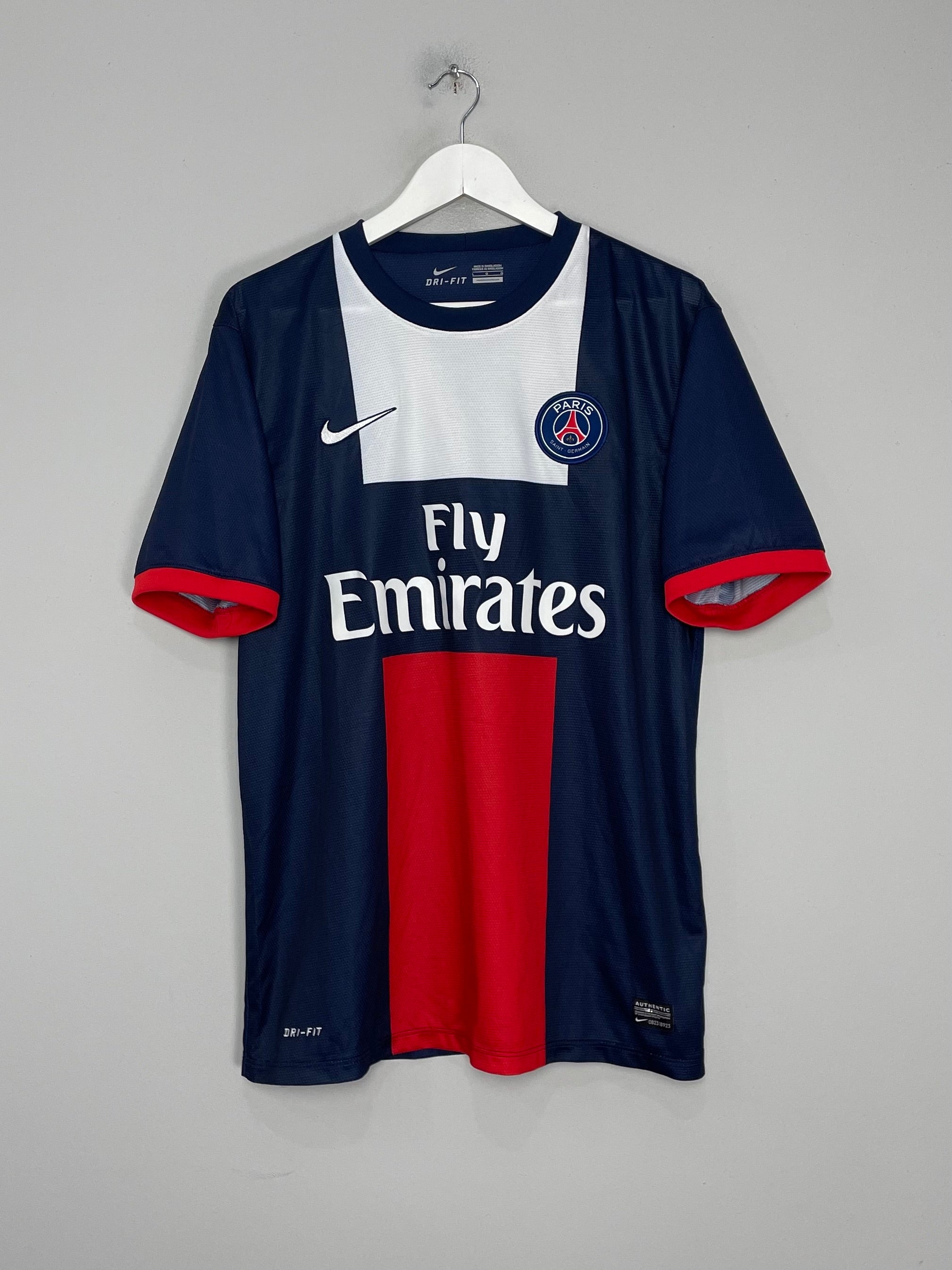 Shop 2013/14 PSG IBRAHIMOVIC #10 HOME SHIRT (L) NIKE, classic football shirts, vintage football shirts & retro soccer jerseys at Cult Kits
