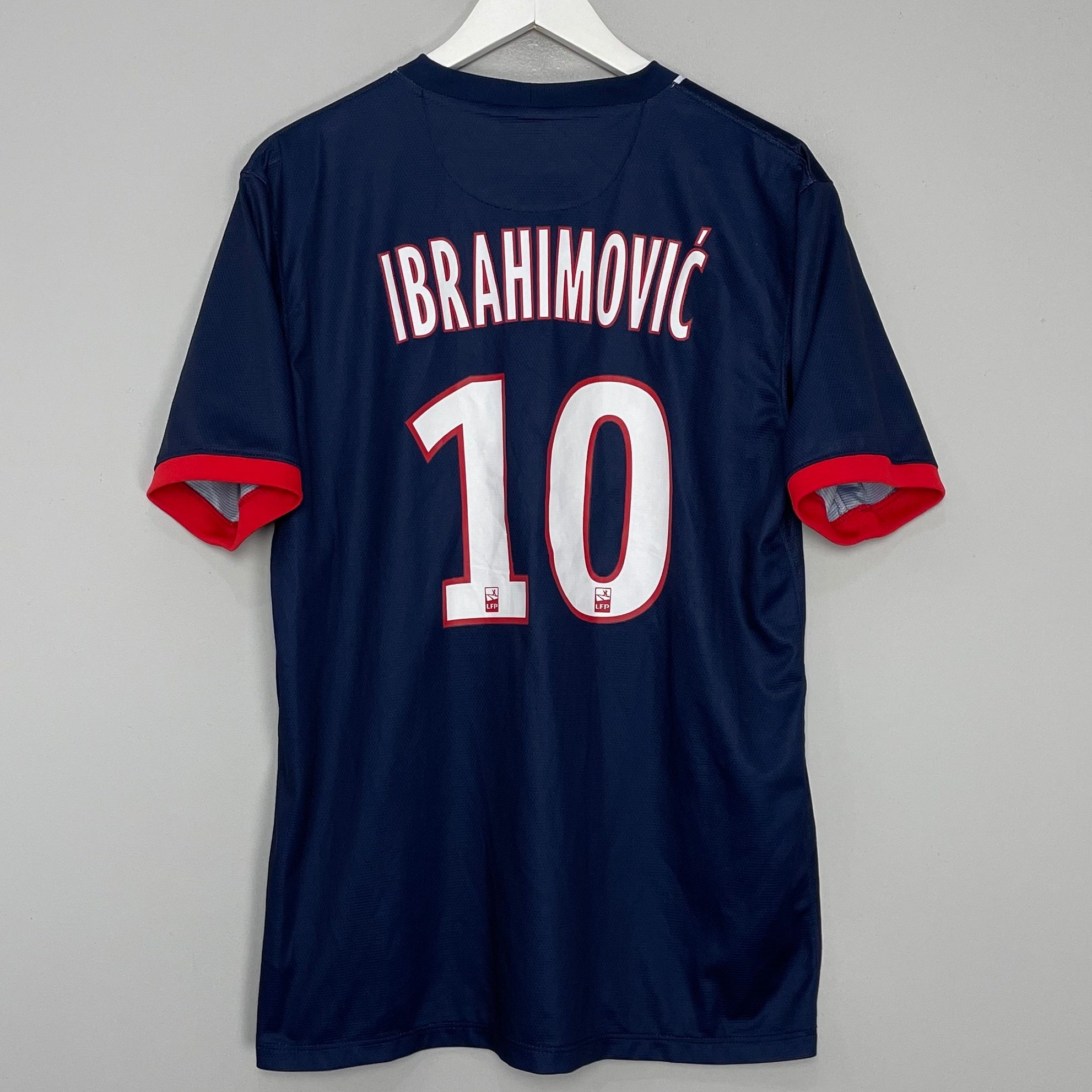 Shop 2013/14 PSG IBRAHIMOVIC #10 HOME SHIRT (L) NIKE, classic football shirts, vintage football shirts & retro soccer jerseys at Cult Kits