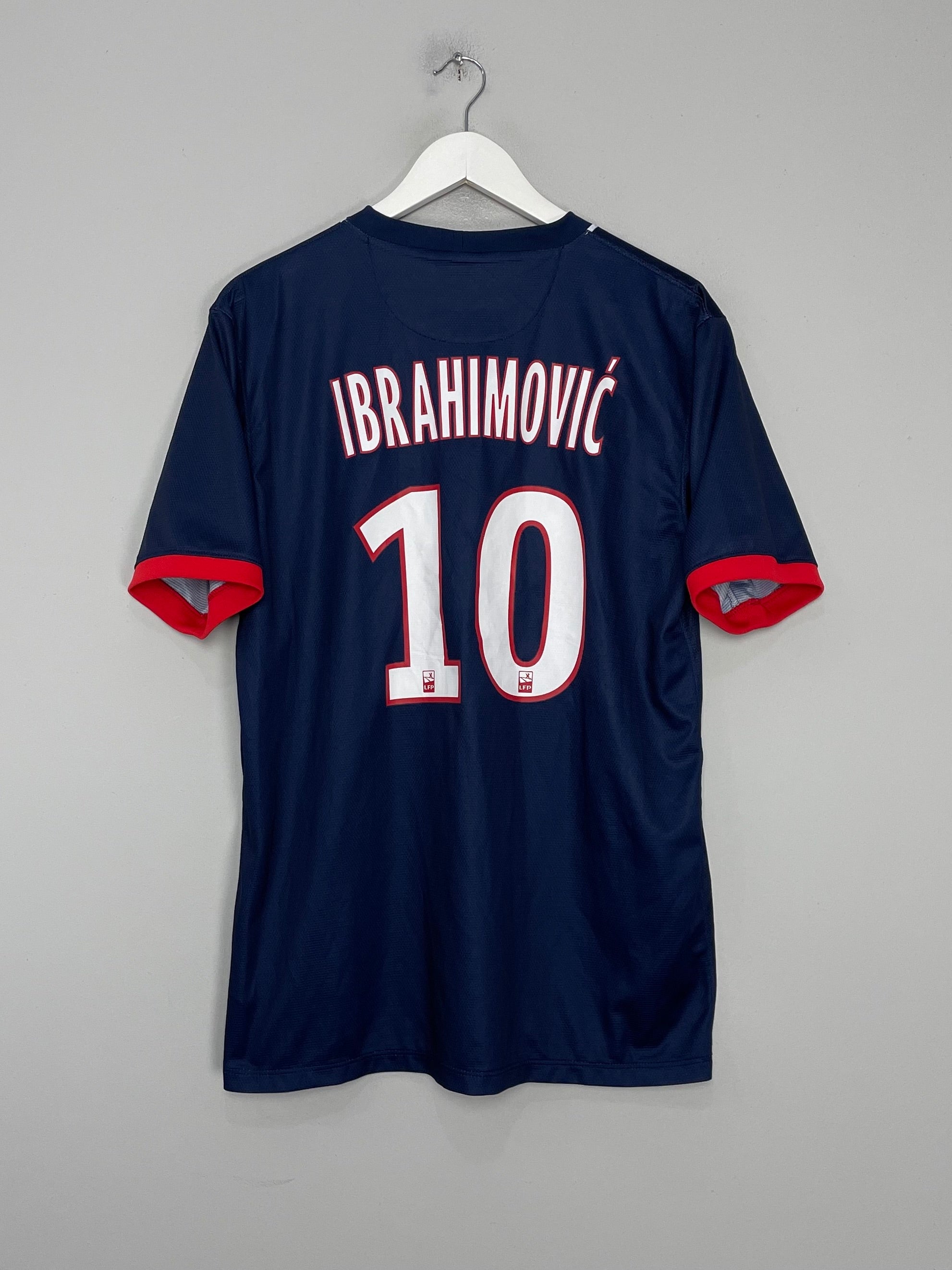 Shop 2013/14 PSG IBRAHIMOVIC #10 HOME SHIRT (L) NIKE, classic football shirts, vintage football shirts & retro soccer jerseys at Cult Kits