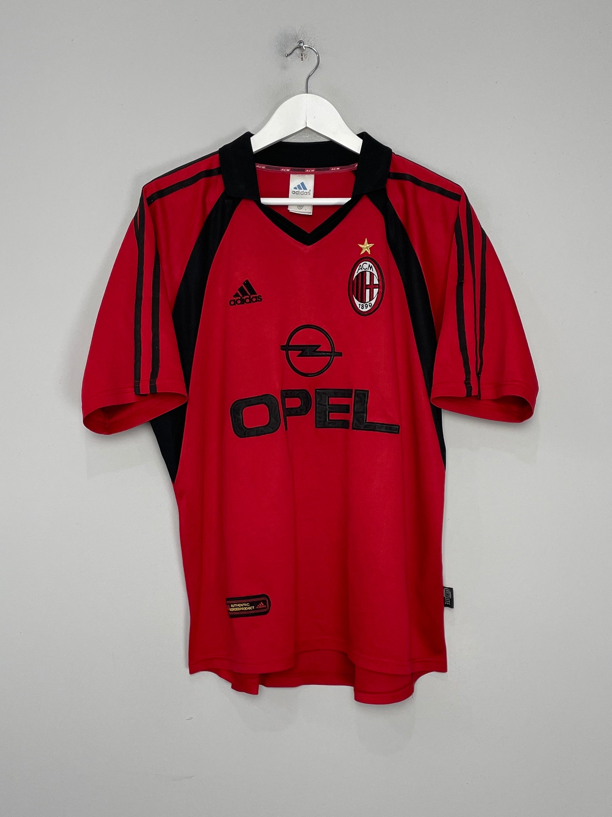 Shop 2001/02 AC MILAN MALDINI #3 THIRD SHIRT (L) ADIDAS, classic football shirts, vintage football shirts & retro soccer jerseys at Cult Kits