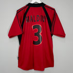 Shop 2001/02 AC MILAN MALDINI #3 THIRD SHIRT (L) ADIDAS, classic football shirts, vintage football shirts & retro soccer jerseys at Cult Kits